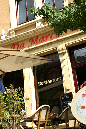 facade du studio hôtel Albergo restaurant Da Marco